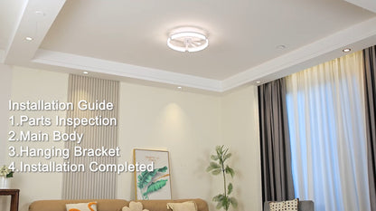20-inch Ceiling Fan with Lights Installation Video